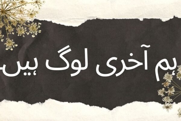 ہم آخری لوگ ہیں۔