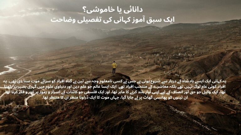 دانائی یا خاموشی؟