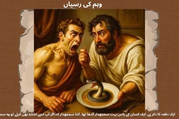 وہم کی رسیاں اور گدھے کی آزادی